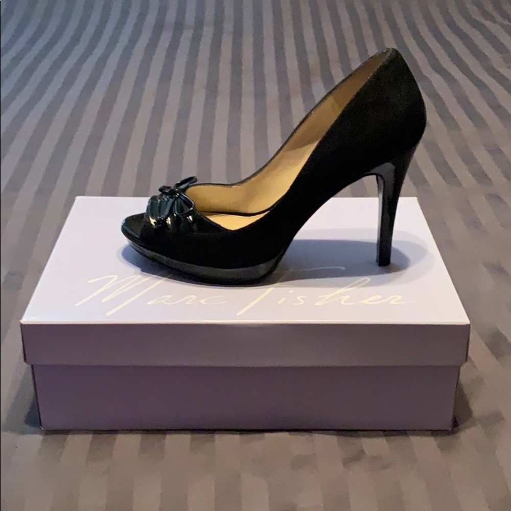 Marc Fisher peep toe high heel.